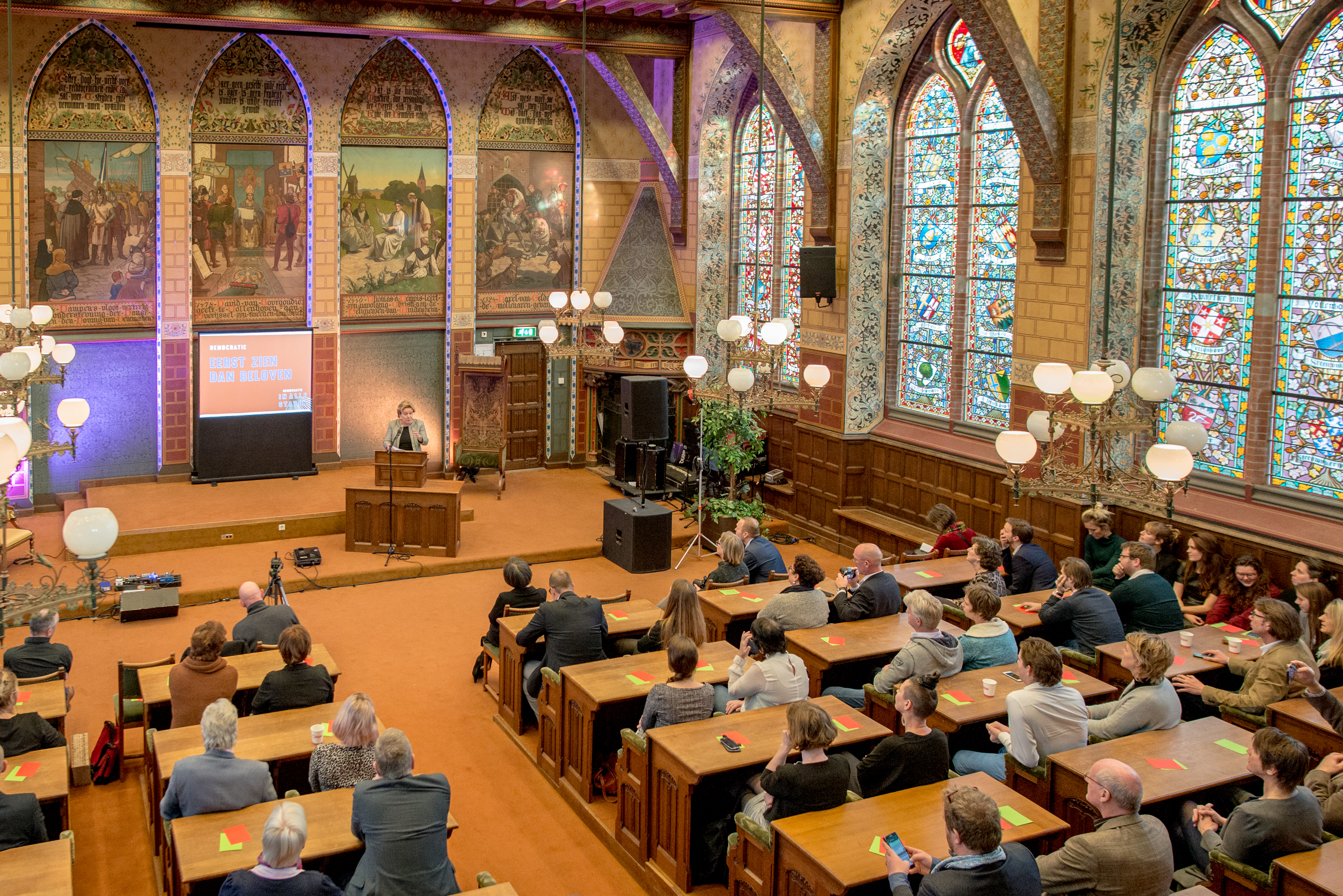 EXPOSITIE DEMOCRATIE STATENZAAL Provincie Overijssel
