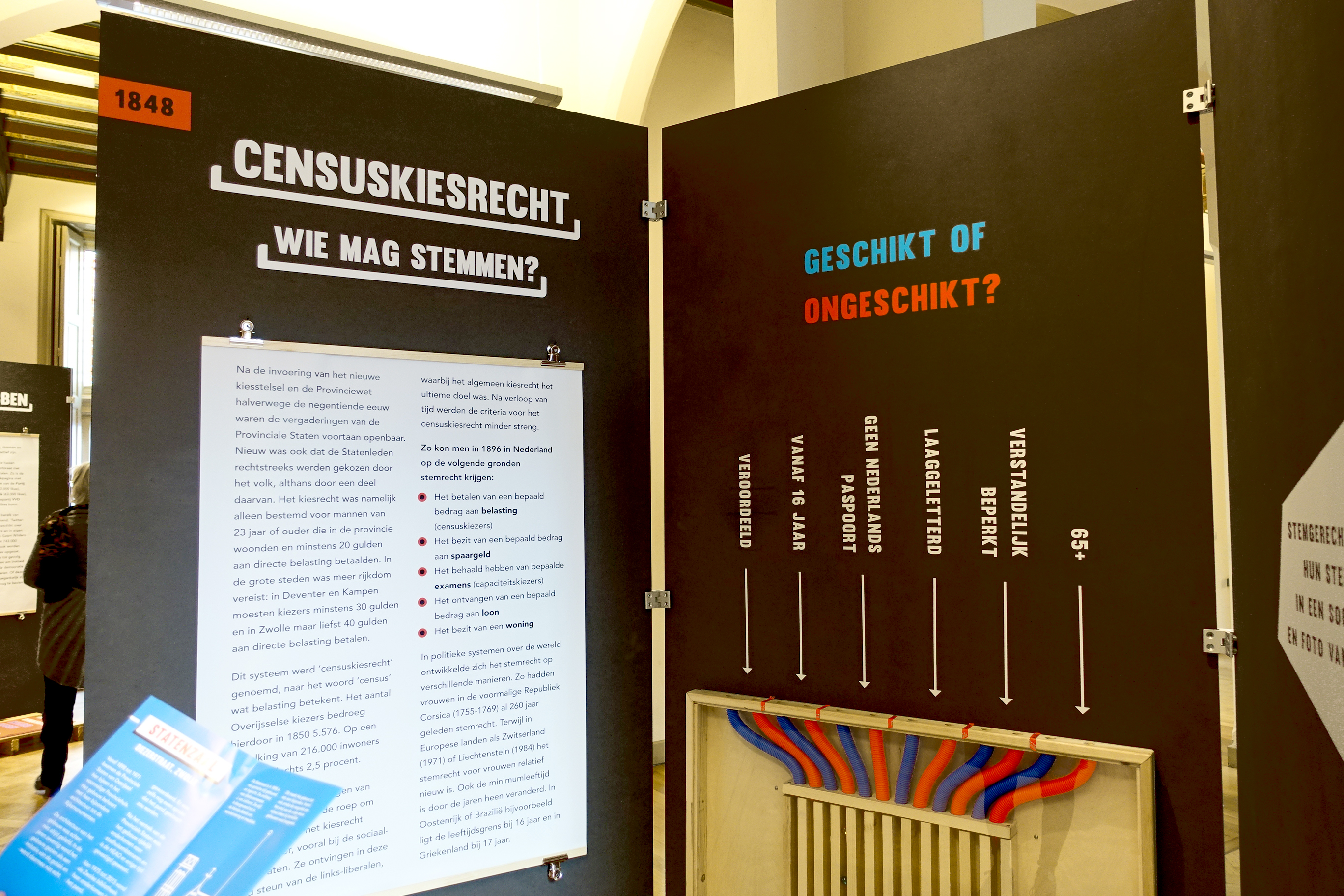 EXPOSITIE DEMOCRATIE STATENZAAL Provincie Overijssel