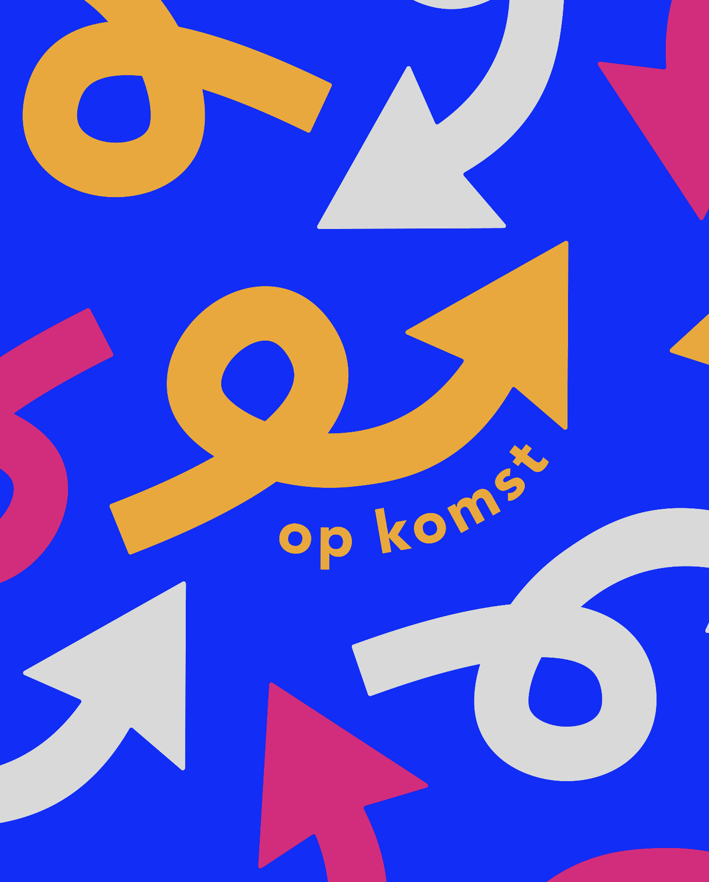 OP KOMST visuele identiteit
